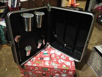 Vintage Portable Travel Bar by Platt