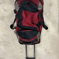 Eddie Bauer rolling duffle bag in great shape!