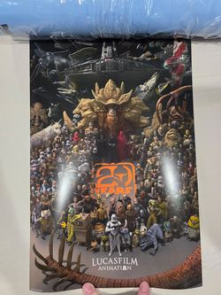 SDCC 2025 Star Wars Lucasfilm Animation 20th Anniversary Poster