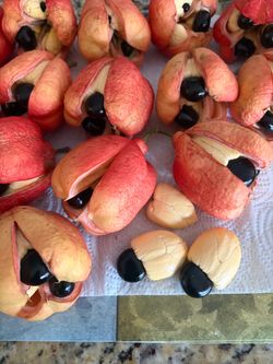 Ackee in the pods for sale.