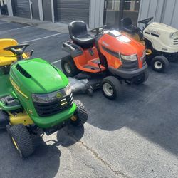 Riding lawnmowers
