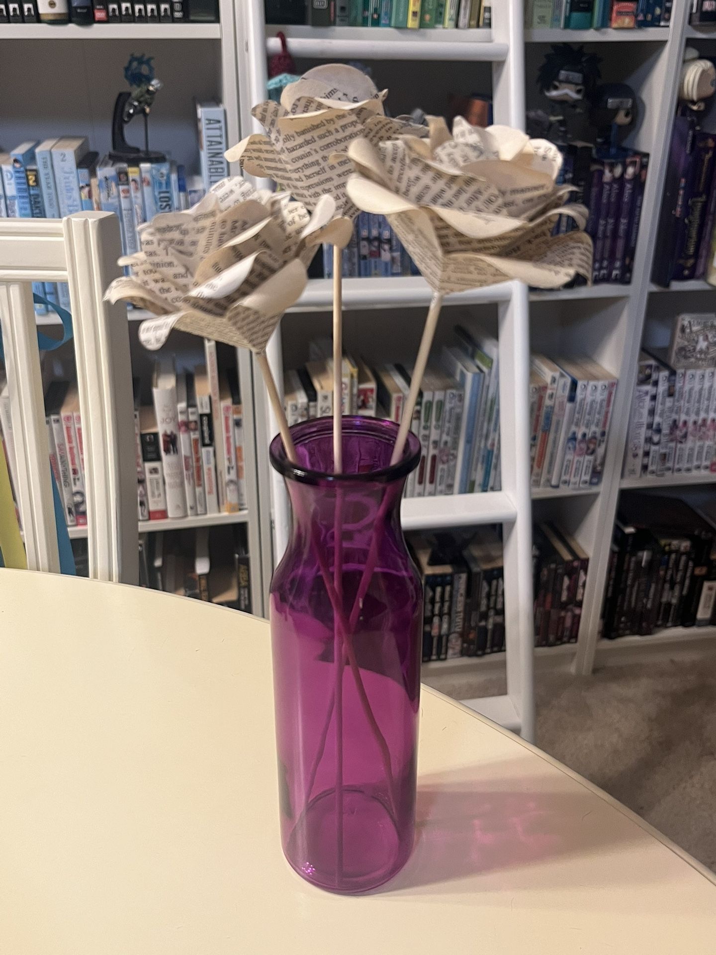 Handmade Pride and Prejudice Book Rose Bouquet - Beautiful Gift!