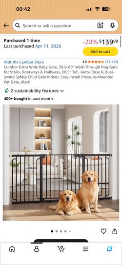 Baby/Pet Safety Gate
