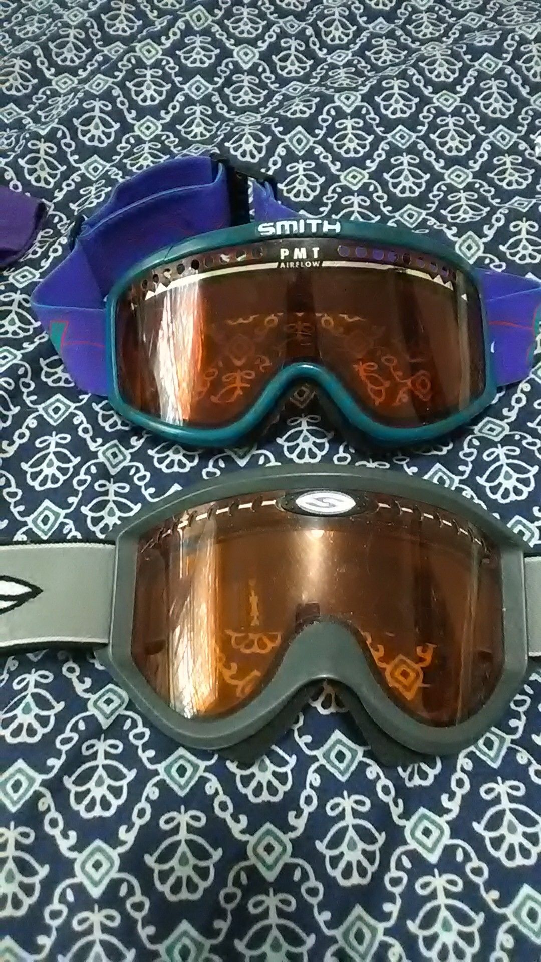Smith racing goggles 2 pairs
