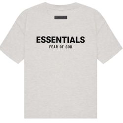 Essentials Fear of God SS22 Light Oatmeal T-shirt XXS XS S M L XL XXL