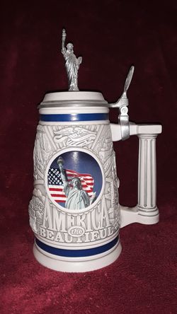 Beer Stein -large- AMERICA THE BEAUTIFUL