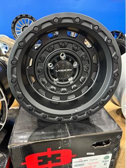 VISION TACTICAL 17x10 5x139 OFFSET -32mm SATIN BLACK $250 each