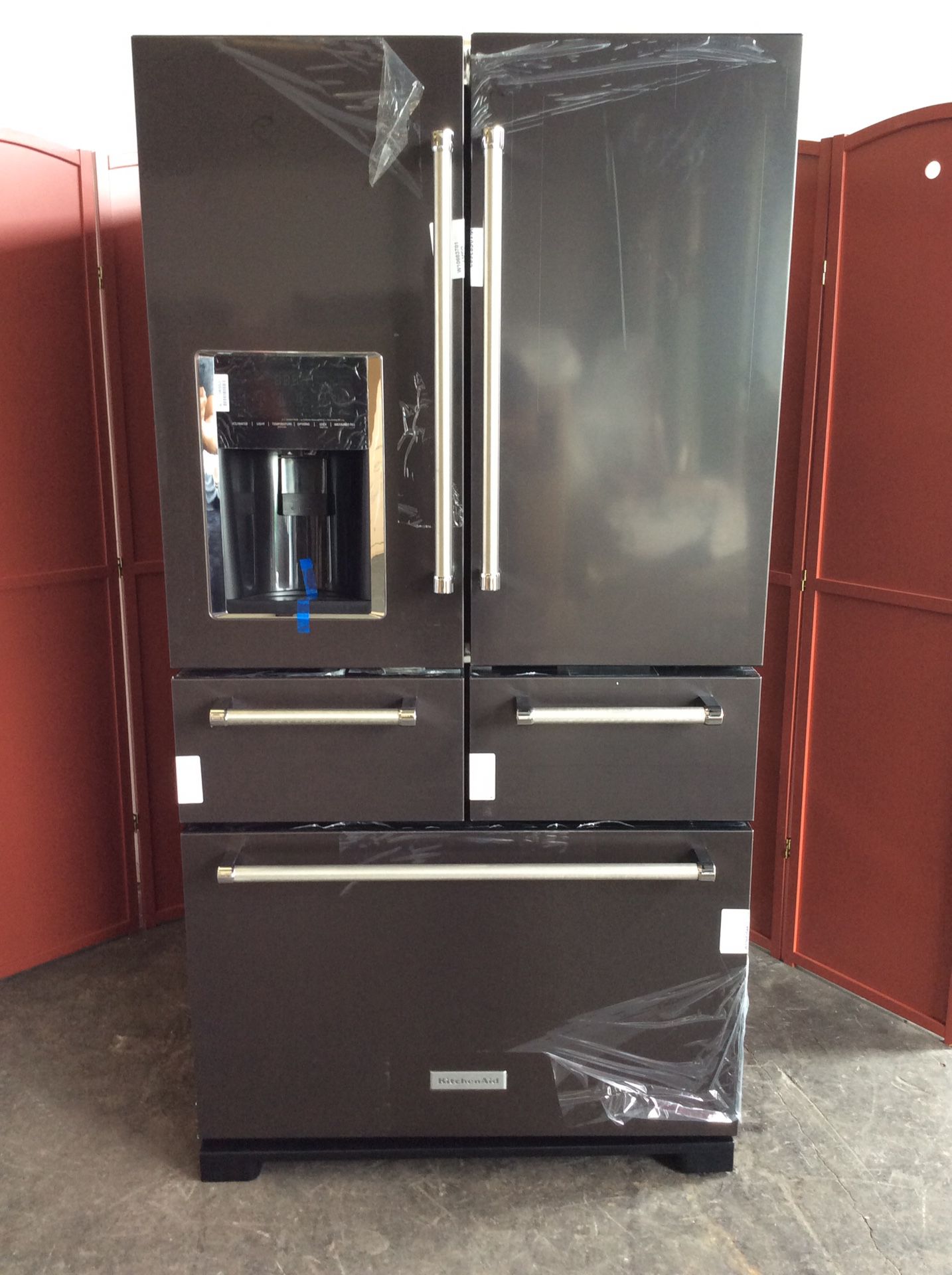 KitchenAid Black Stainless 5 Door Refrigerator