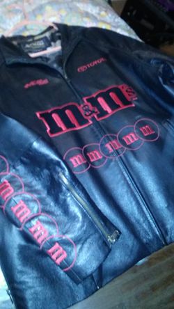 Leather man nascar jacket