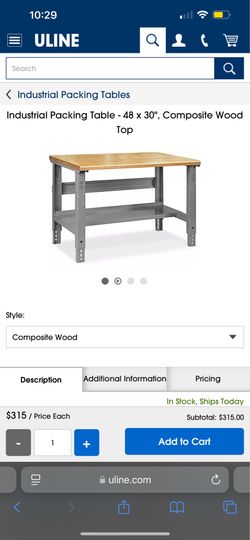 Workshop Table
