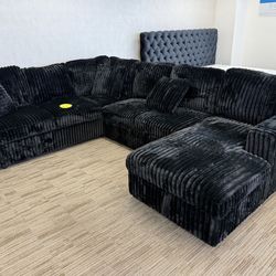 NEW SLEEPER SOFA SECTIONAL WITH PULLOUT STORAGE BED - PRICE IS FIRM