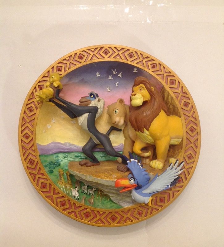 3D Disney Plate - The Lion King. The Circle of Life.