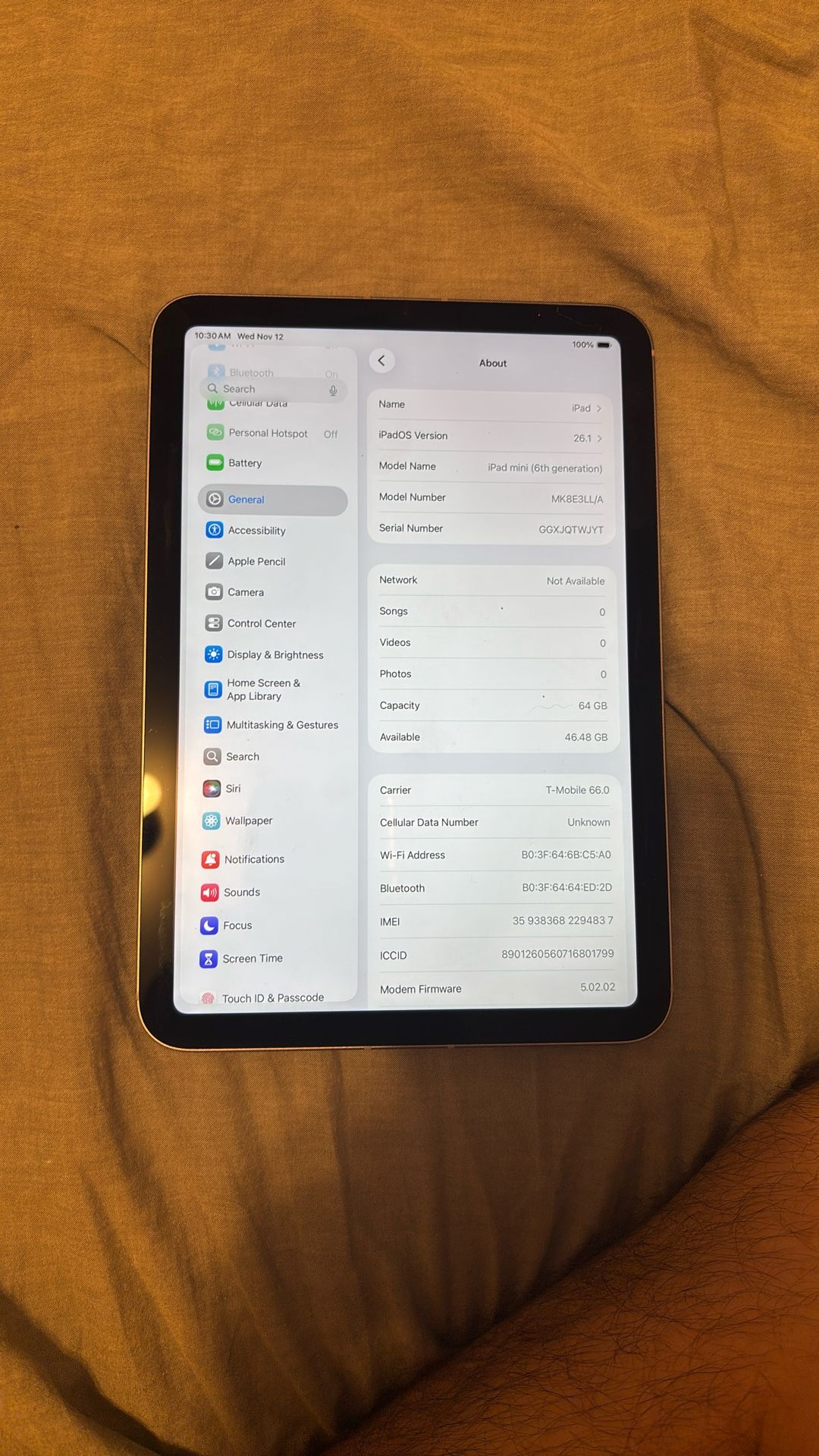 iPad Mini 6th Gen