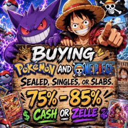Buying Pokemon and One Piece