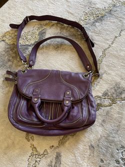 LocketHeart Leather Messenger Bag Like New (can Be Used As Diaper Bag)