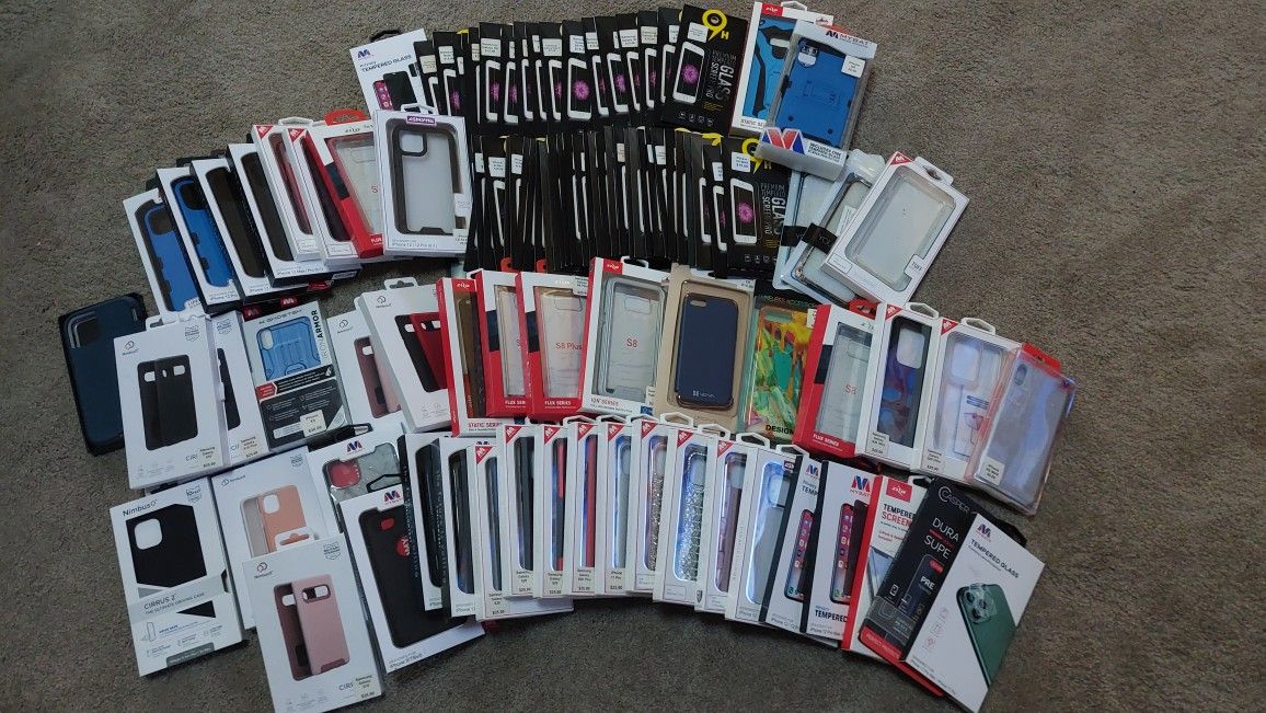 Apple iPhone Samsung Galaxy Phone Case (BULK Brand New Cellphone Cases Screen Protectors)