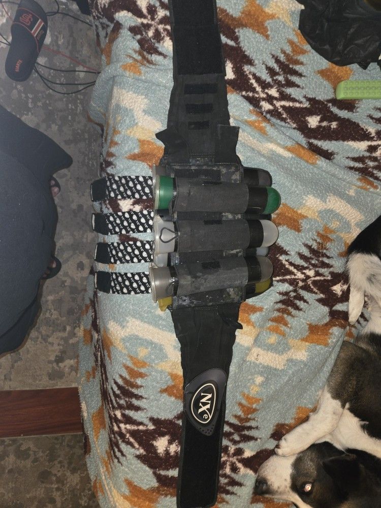 NXE evolution paintball belt 4x3x2