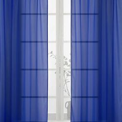 Royal Blue Chiffon Curtains Wedding 