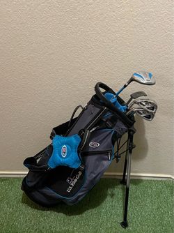 Left-Handed Junior USKG Golf Club Set w/Bag