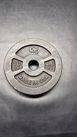 DP 10 lb Cast Iron Weight Plate