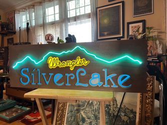 VTG- 90s WRANGLER Neon Dealer Sign