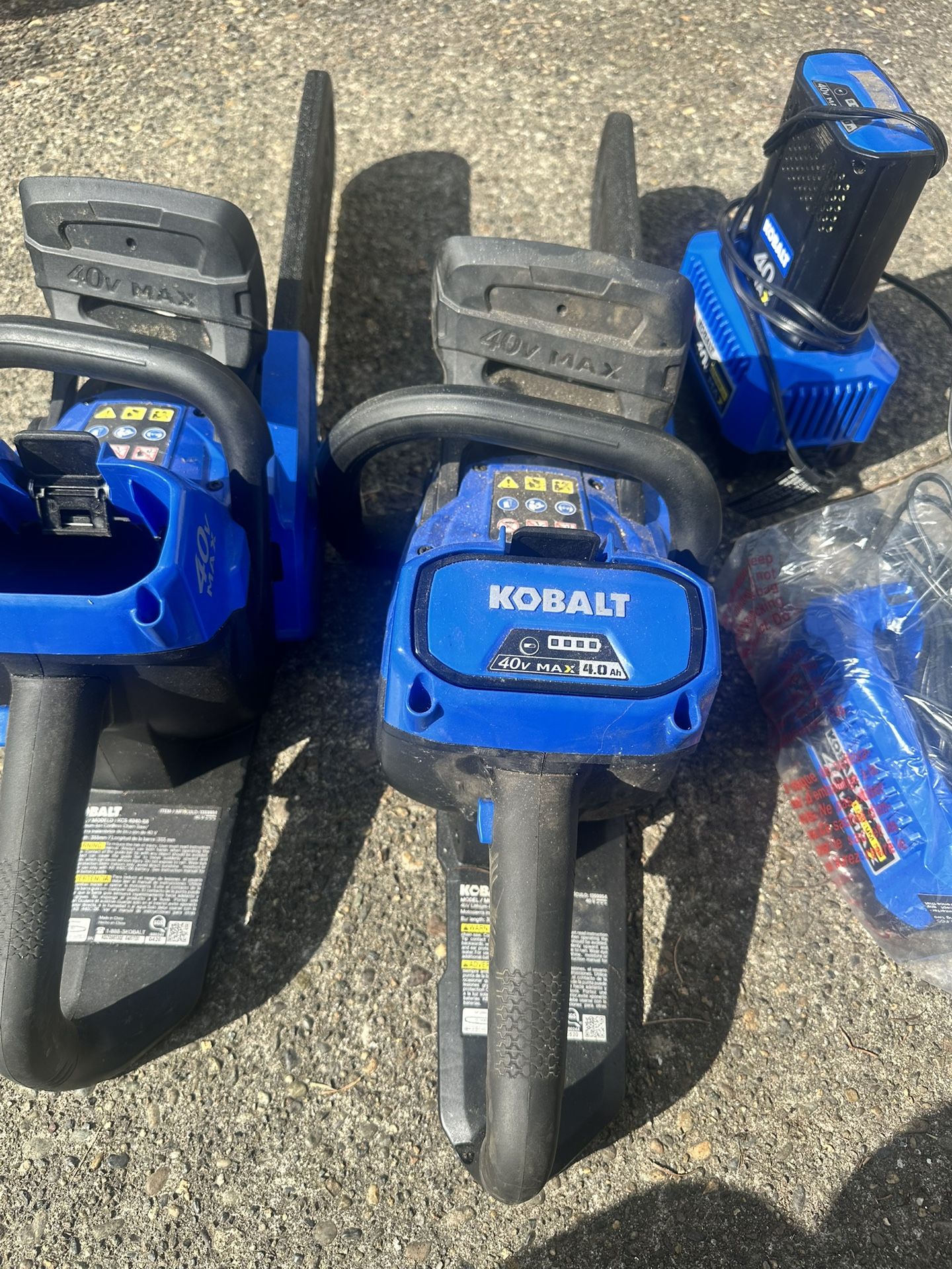 Kobalt 40v Lithium Ion 14-in Cordless Electric Brushless Chainsaw