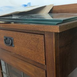 Basset Wood Display Cabinet