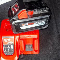 Milwaukee Battery + charger 