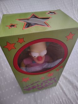 The Simpsons 16" Talking Krusty The Clown Doll Good & Evil Jakks Pull String