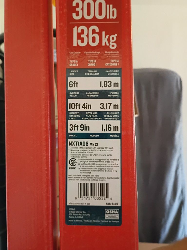 Werner 6ft Aluminum Ladder