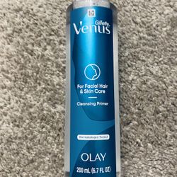 New Gillette Venus Cleansing Primer Olay Facial Hair Removal Dermaplaning