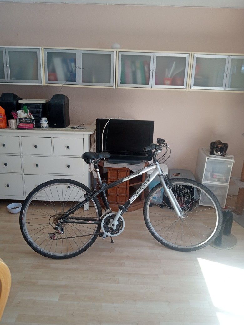 $35 Older 7-Speed Bike Kamura Trekker with Thin Key Lock