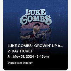 4 Luke Combs Tickets 