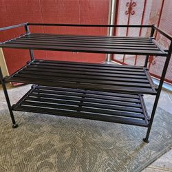 **PENDING PICKUP** Metal Shoe Rack