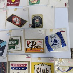 54 beer labels