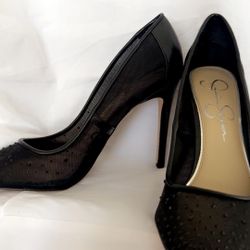 JESSICA SIMPSON BLACK HEELS 
