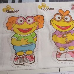 VINTAGE Muppet Babies Cut Outs