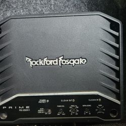 Rockford Amp +sub 10"