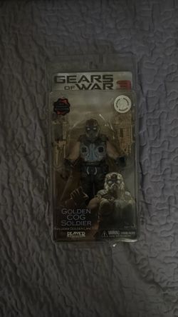 Neca gears of war 3 golden cog gear