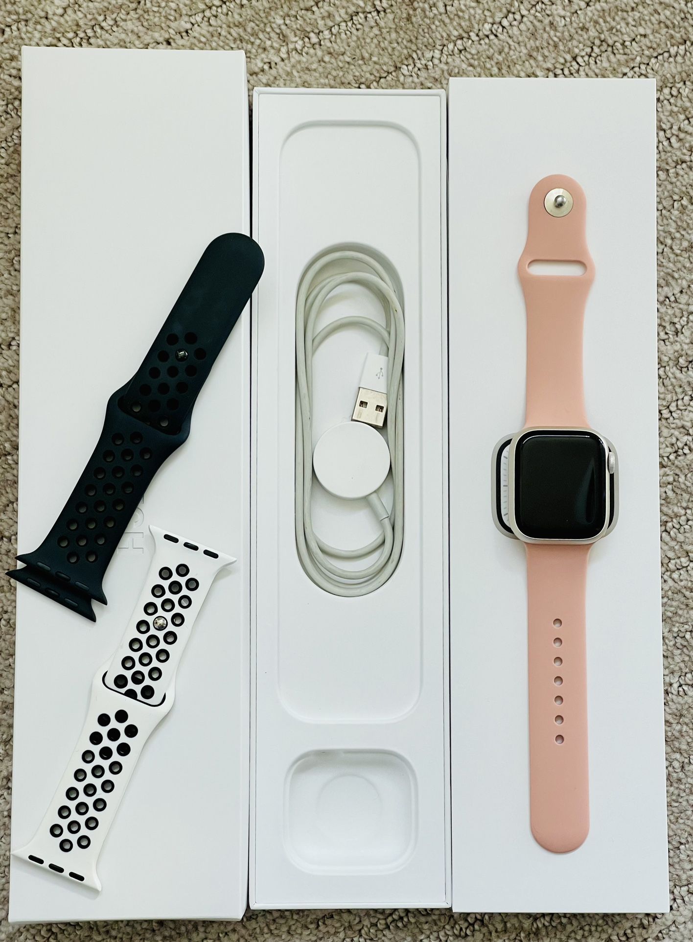 Apple Watch 7series 41mm Starlight Aluminium GPS