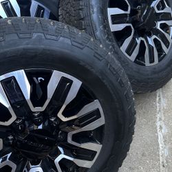 20” GMC DENALI CHEVY RIMS TIRES 8LUGS 8x180