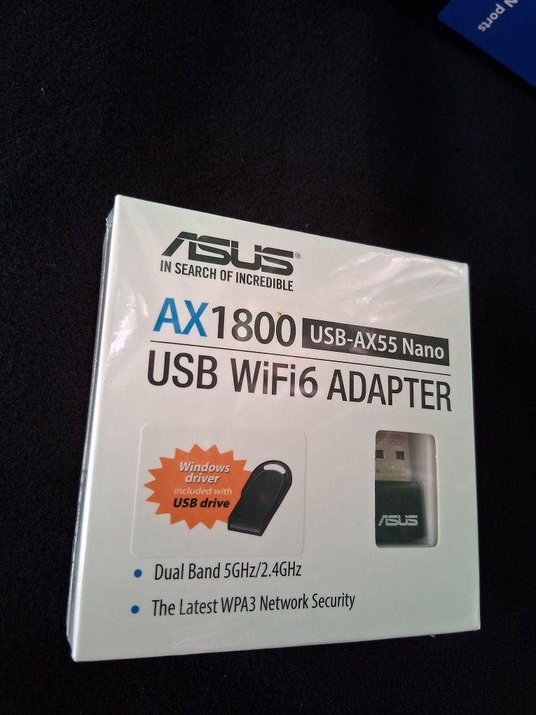 ASUS AX1800 USB-AX55 Nano USB Wifi6 Adapter [Sealed]