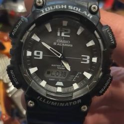 CASIO AQ-S810W Tough Solar Men 100m Analog Digital Quartz Alarm Chrono Watch 
