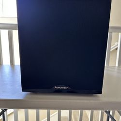 BIC Acoustech PL-200 Subwoofer (Black) with Auralex SubDude HT