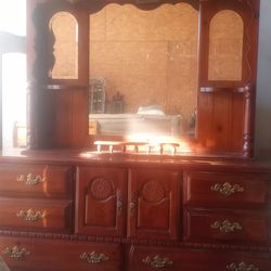 Dresser With Lighted  Vanity