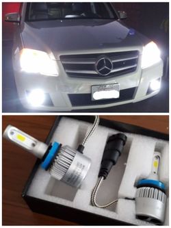 Car/Auto LED 72W 8000LM 6500K *6 Months Warranty* Headlight Bulbs Low, High, Fog, Daytime, Luces Led, 9005, 9006, 9012, H1, H3, H7, H11, H4, 9007, H13
