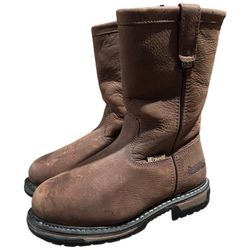 ROCKY WORK Men's 10" Iron Clad Steel Toe Internal Metatarsal Guard Sz 8 W