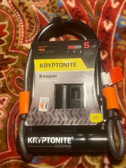 Kryptonite Keeper 12 STD U-Lock with 4' Flex Cable