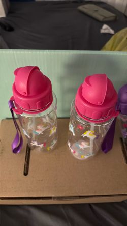 Kids Bottle Unicorn Pink Top