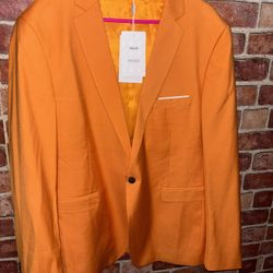 Men’s Orange Suit Jacket